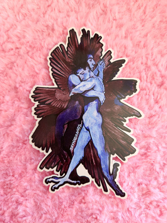Gay Angel Boys Sticker