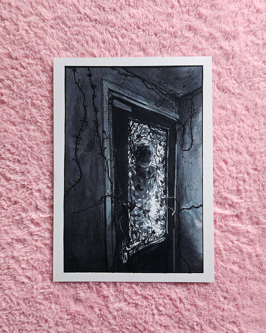 Ghost at the Door Print