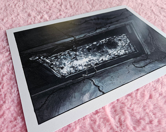 Ghost at the Door Print
