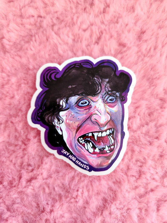 Goat Woman is Mad Sticker