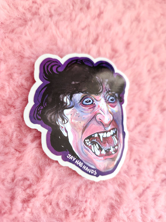 Goat Woman is Mad Sticker