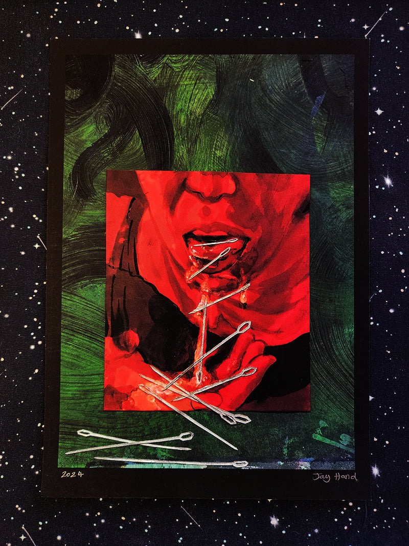 Spitting Needles A4 Print