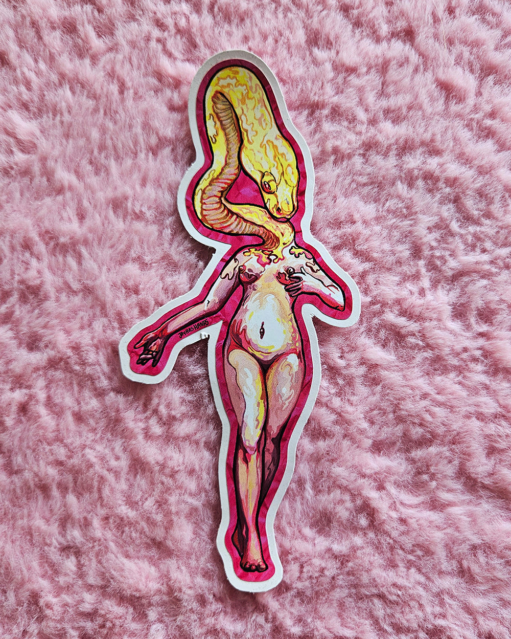 Snake Lady Sticker