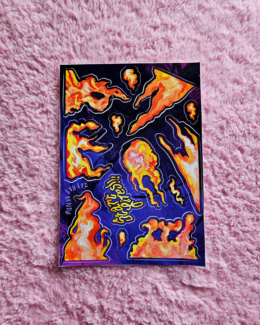 Start a Fire Stickers