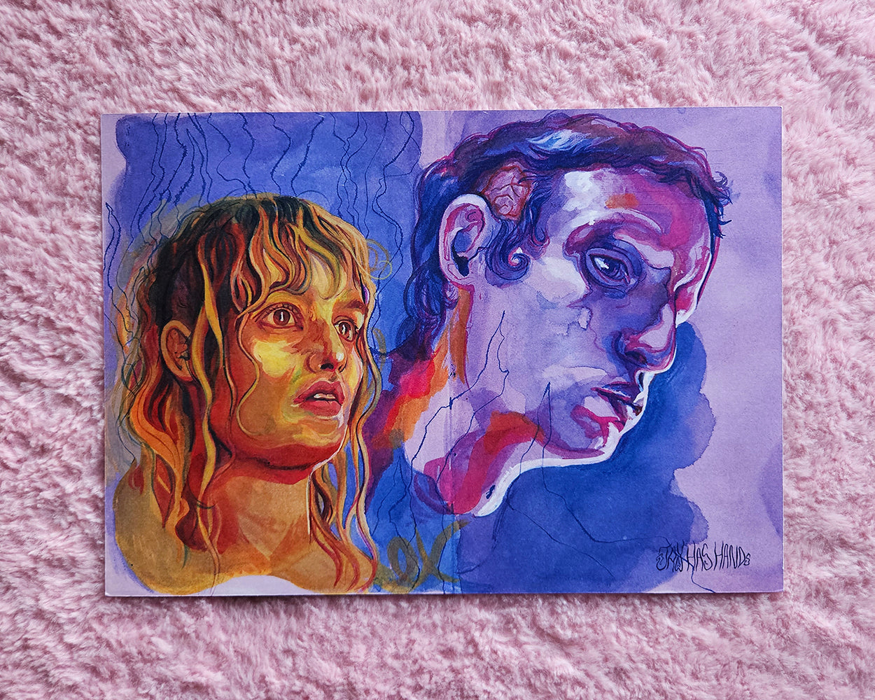 Titane Adrien and Alexia Print