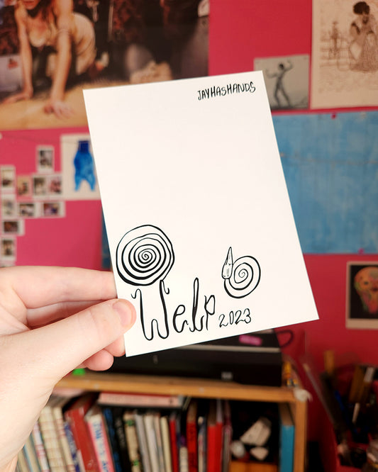 Customer Service Face Post Card